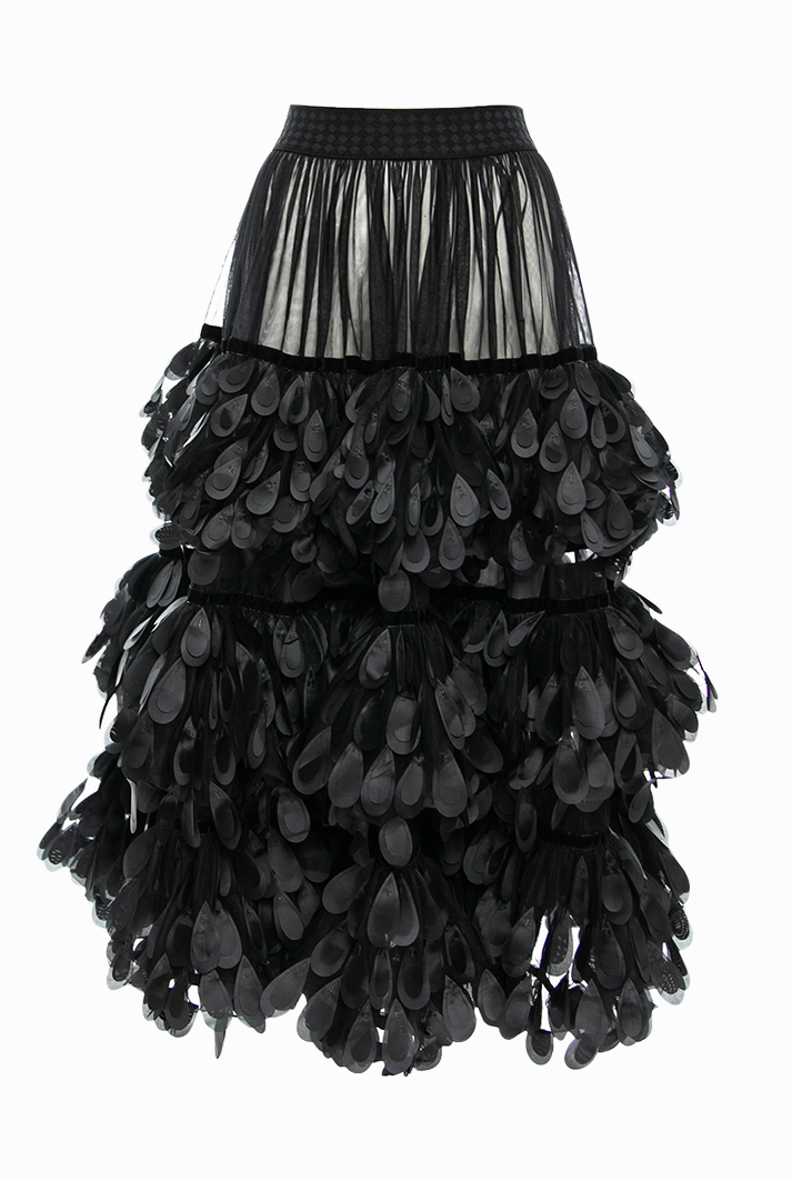 3D Ruffled Skirt
