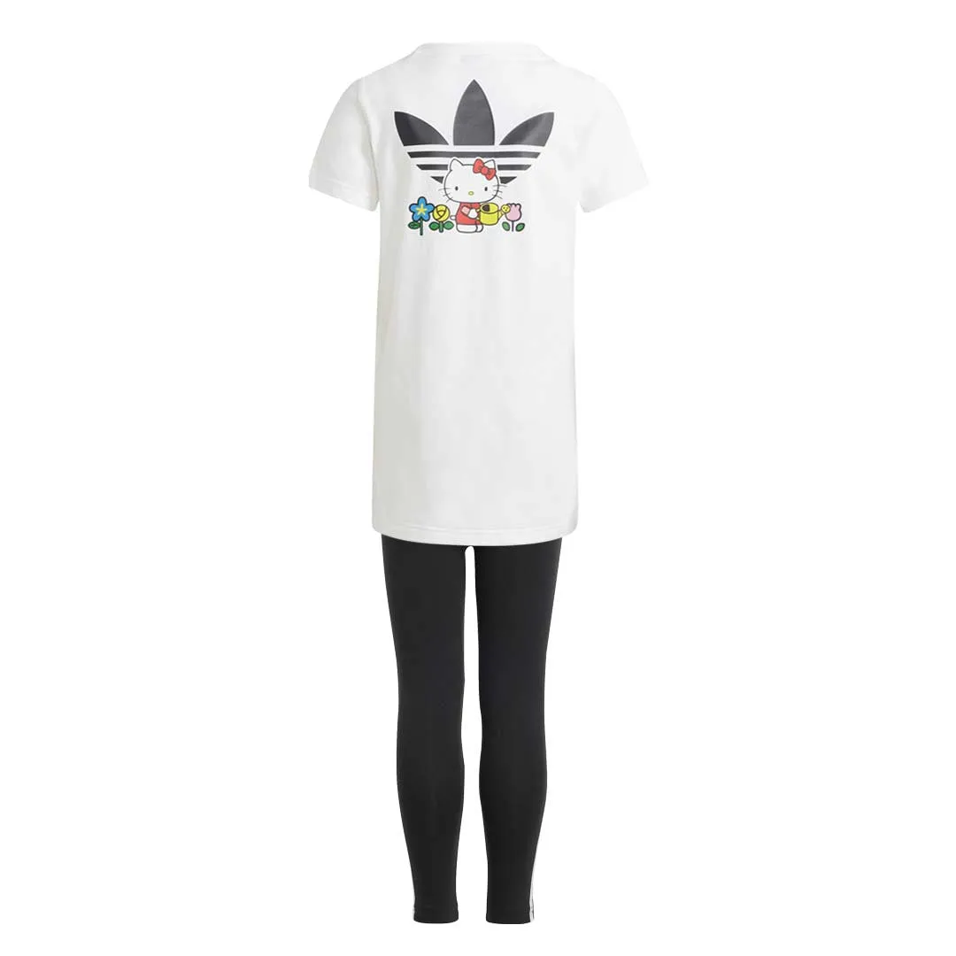 adidas - Girls' (Toddler & Junior) adidas Originals x Hello Kitty T-Shirt Dress Set (II0853)