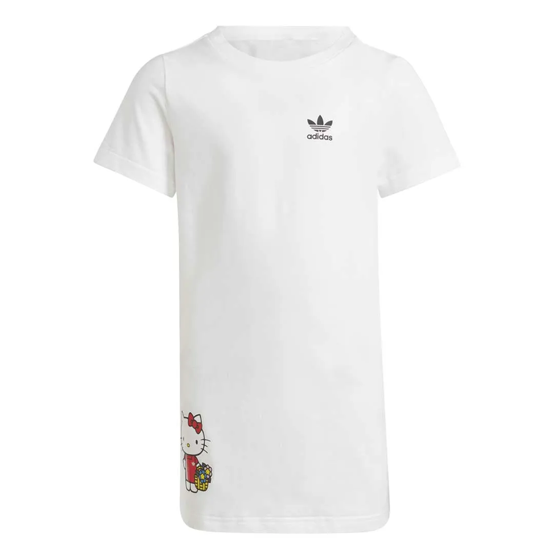 adidas - Girls' (Toddler & Junior) adidas Originals x Hello Kitty T-Shirt Dress Set (II0853)