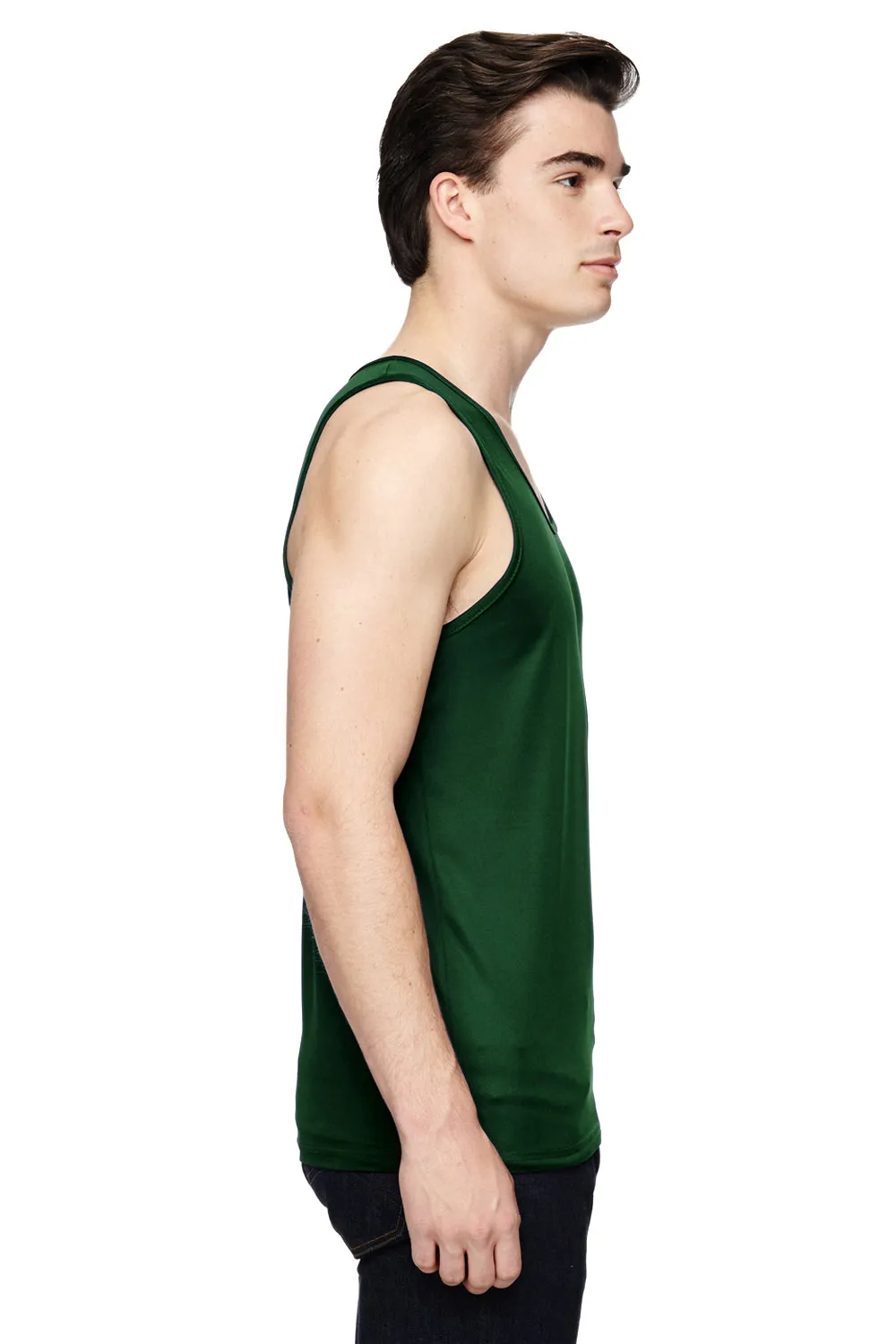 Augusta Sportswear Mens Training Moisture Wicking Tank Top - Dark Green