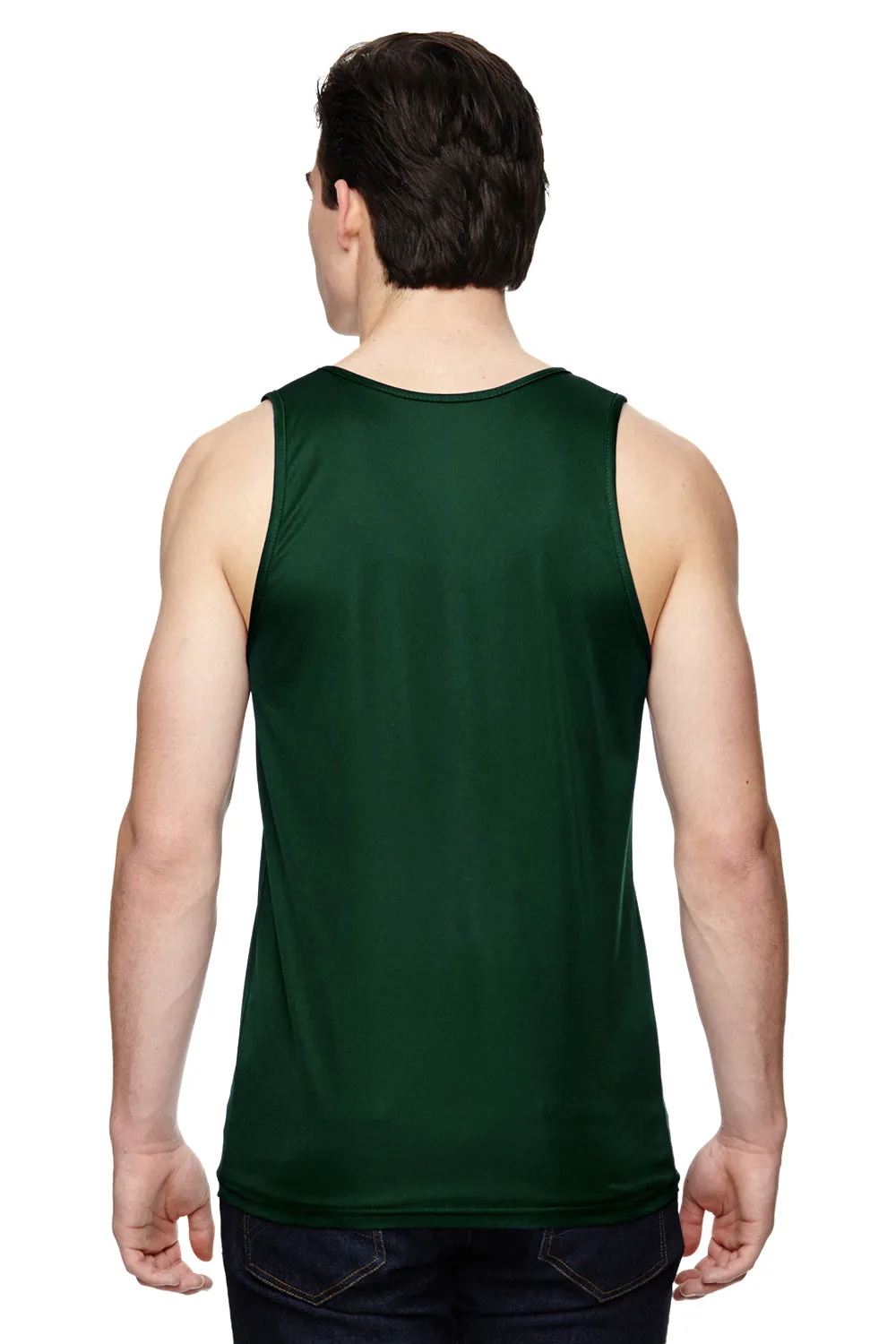 Augusta Sportswear Mens Training Moisture Wicking Tank Top - Dark Green