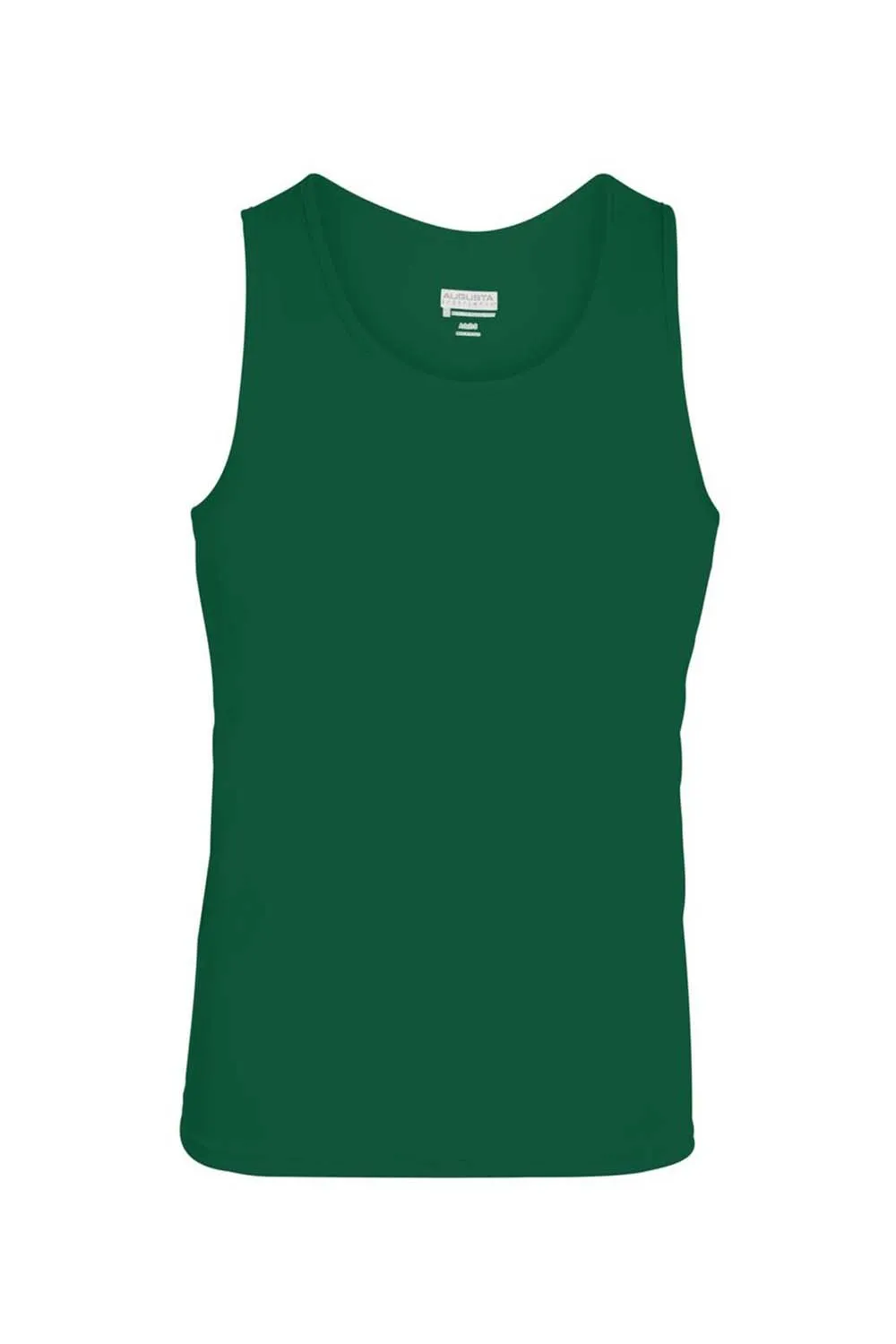 Augusta Sportswear Mens Training Moisture Wicking Tank Top - Dark Green
