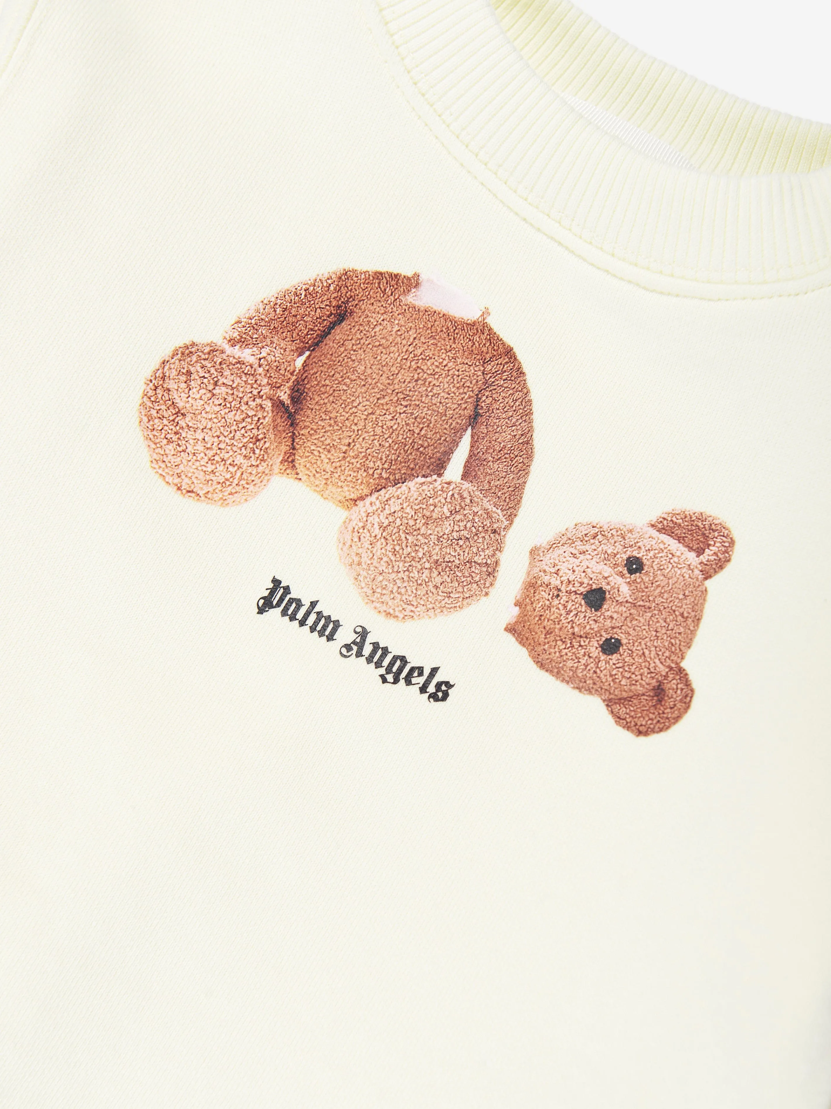 Baby Girls Bear Sweatshirt in Ivory