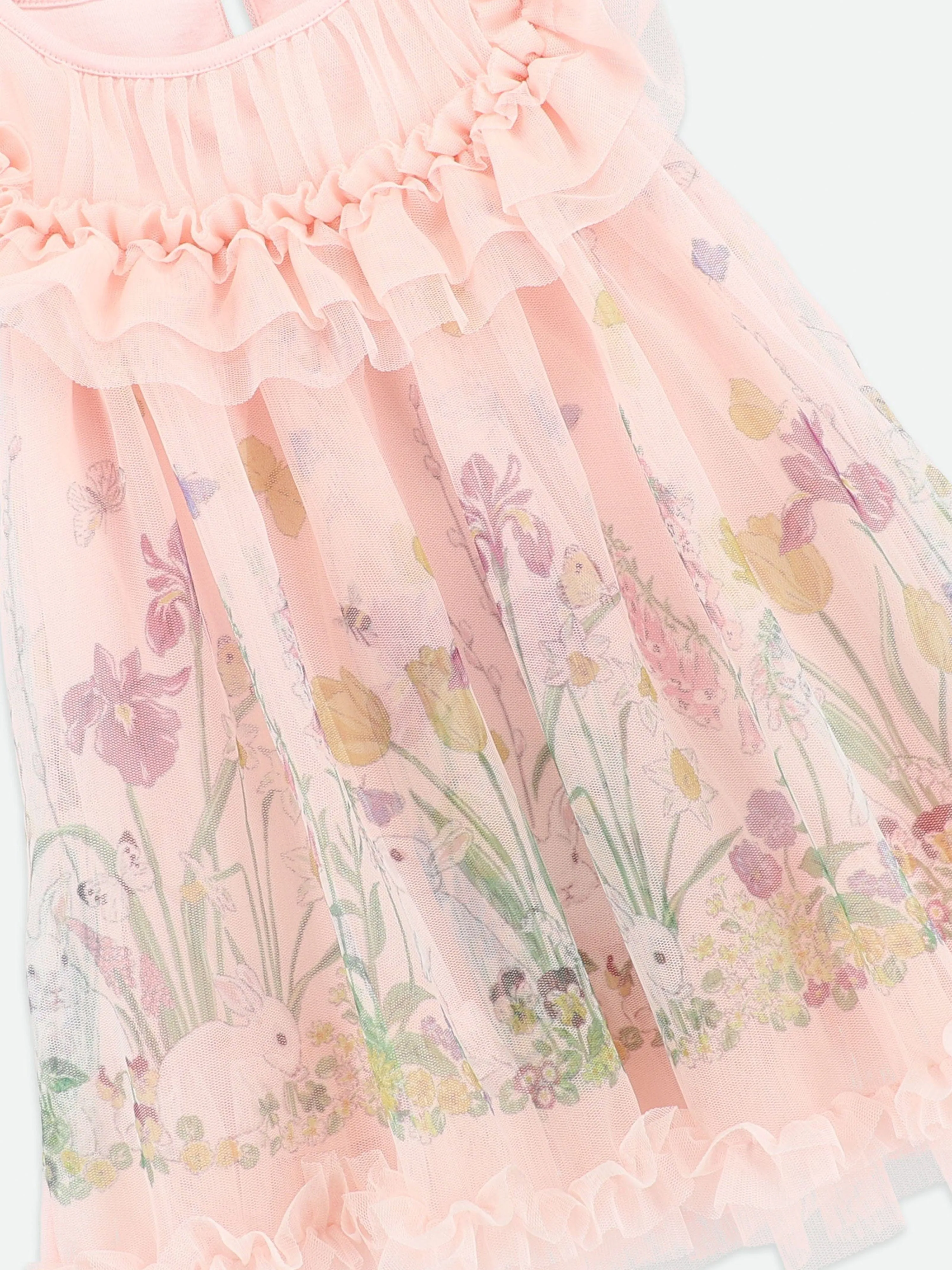 Baby Girls Dominique Bunny Dress in Pink