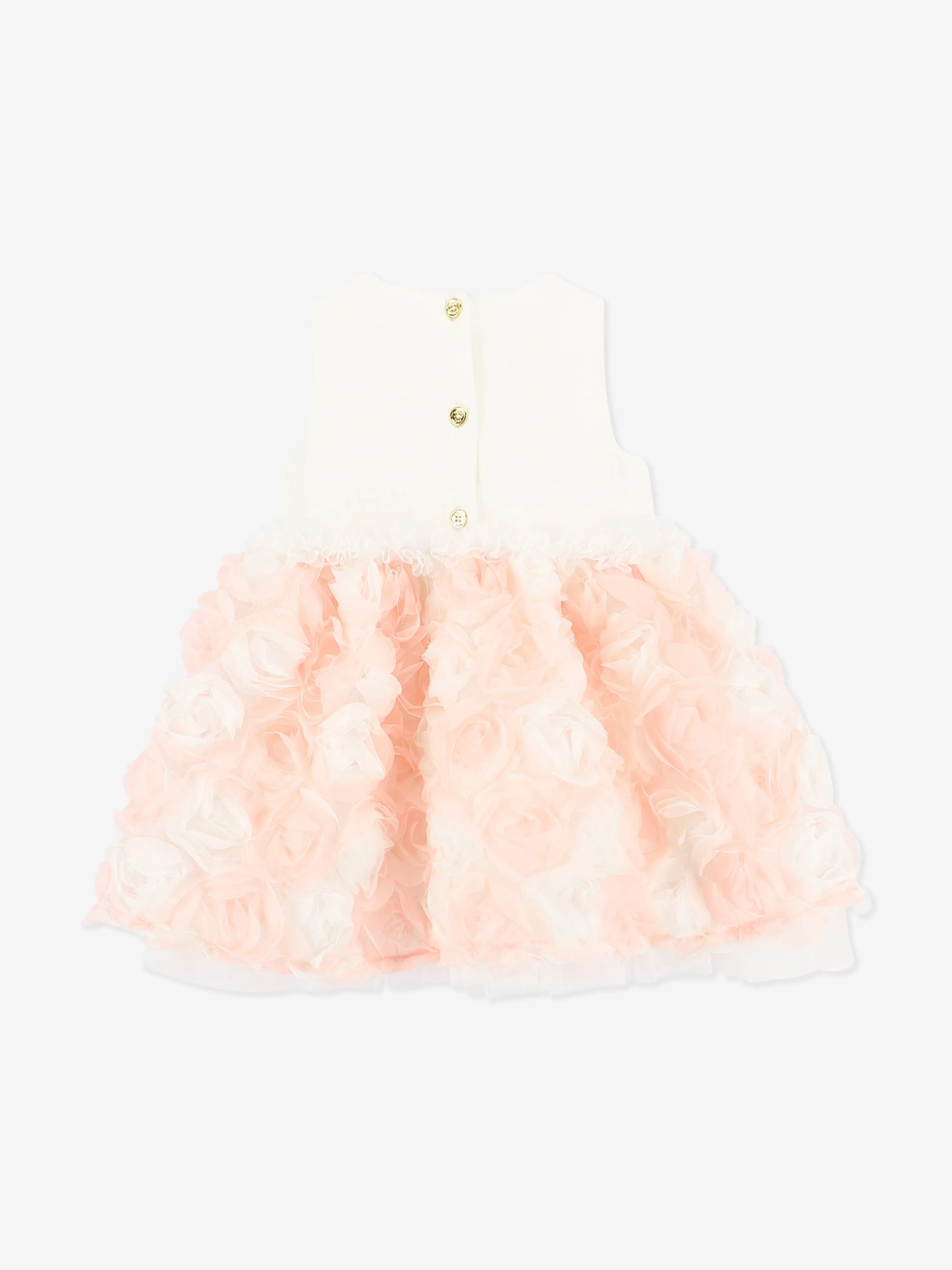 Baby Girls Reeree 3D Roses Dress in Pink