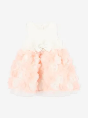 Baby Girls Reeree 3D Roses Dress in Pink