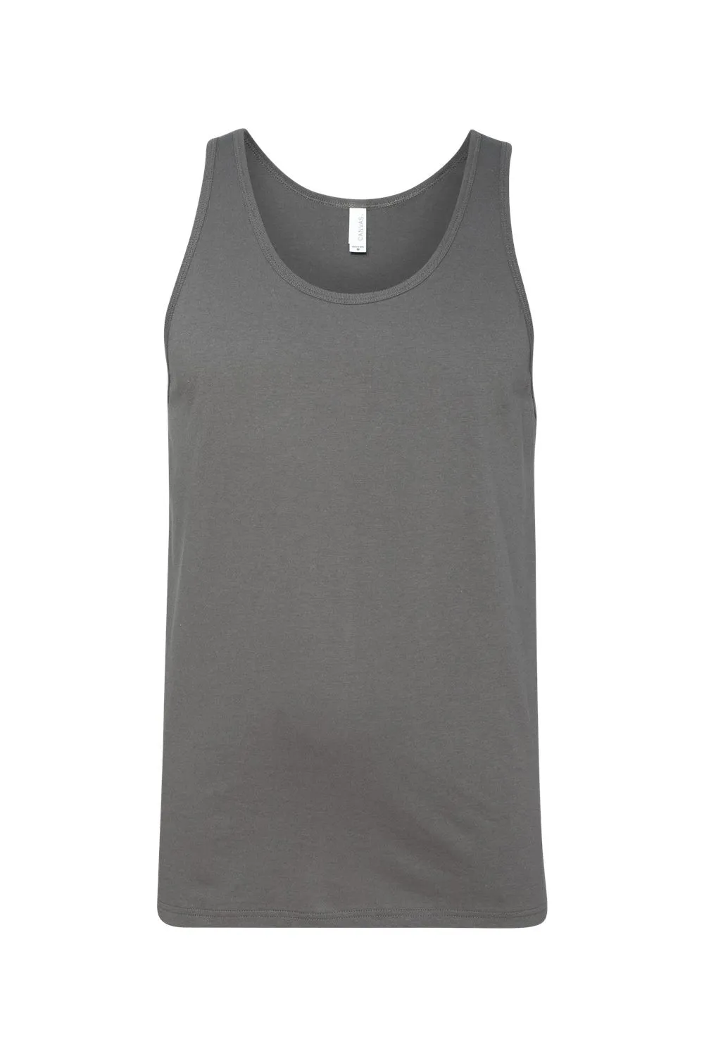 Bella   Canvas Mens Jersey Tank Top - Asphalt Grey