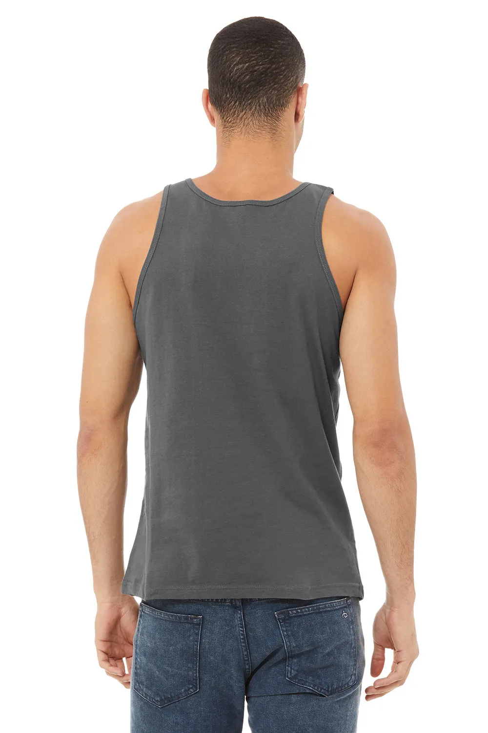 Bella   Canvas Mens Jersey Tank Top - Asphalt Grey