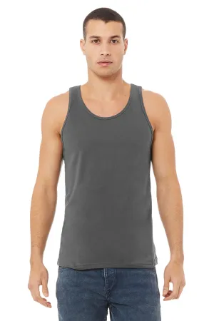 Bella   Canvas Mens Jersey Tank Top - Asphalt Grey