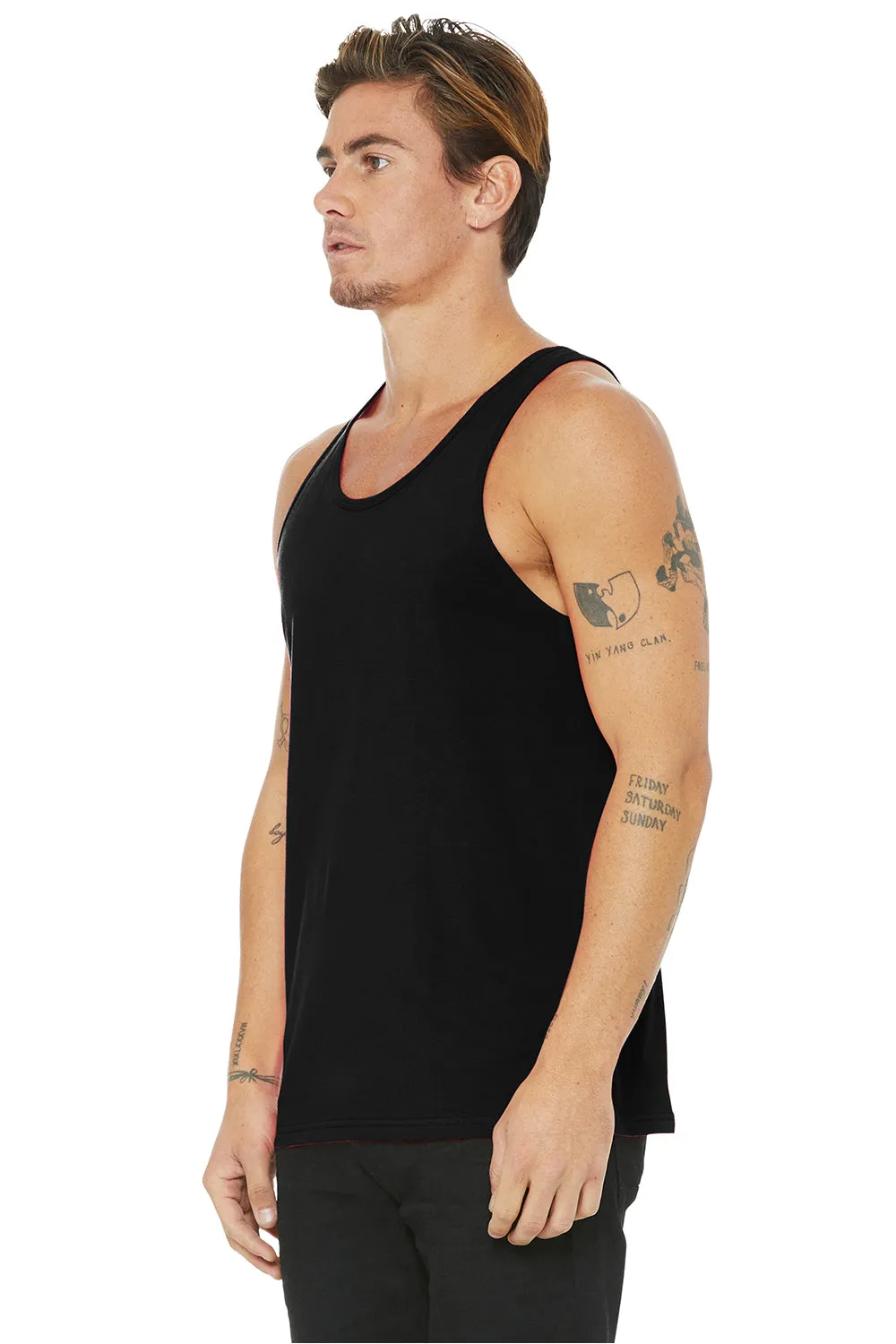 Bella   Canvas Mens Jersey Tank Top - Black