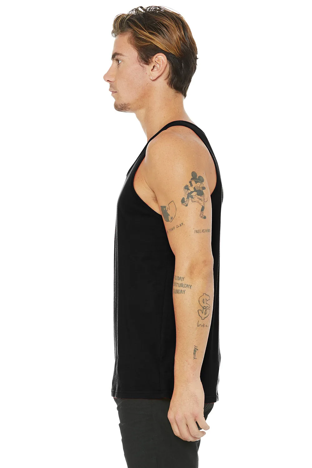 Bella   Canvas Mens Jersey Tank Top - Black