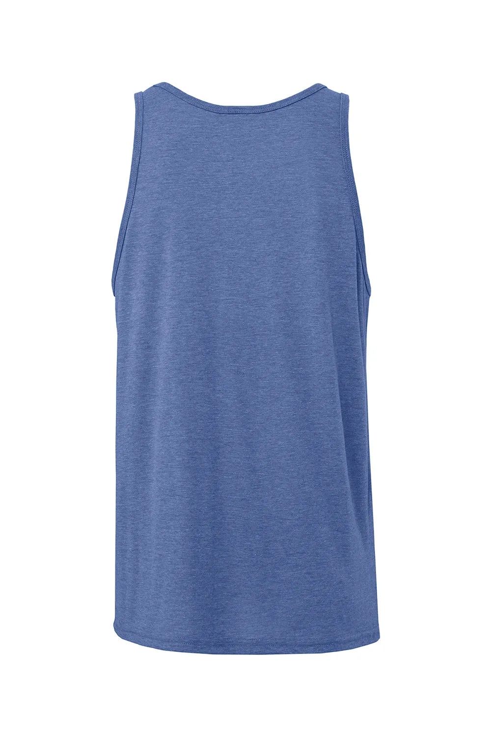 Bella   Canvas Mens Jersey Tank Top - Blue Triblend