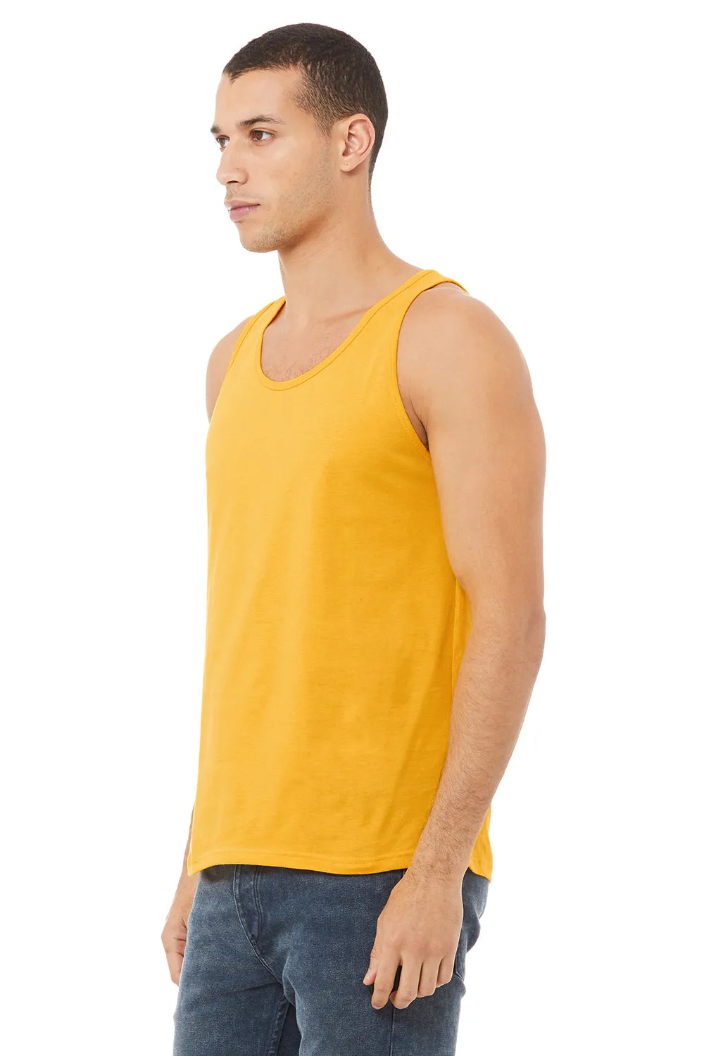 Bella   Canvas Mens Jersey Tank Top - Gold