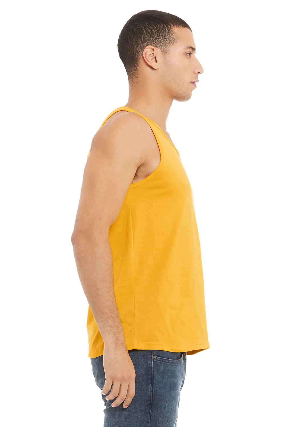 Bella   Canvas Mens Jersey Tank Top - Gold