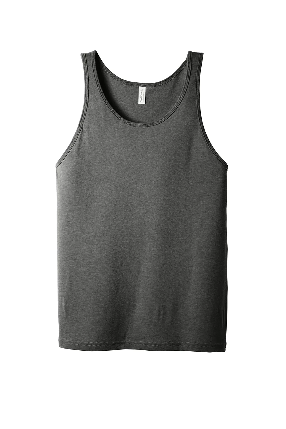 Bella   Canvas Mens Jersey Tank Top - Grey Triblend
