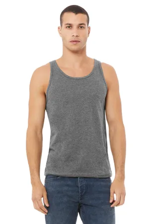 Bella   Canvas Mens Jersey Tank Top - Heather Deep Grey