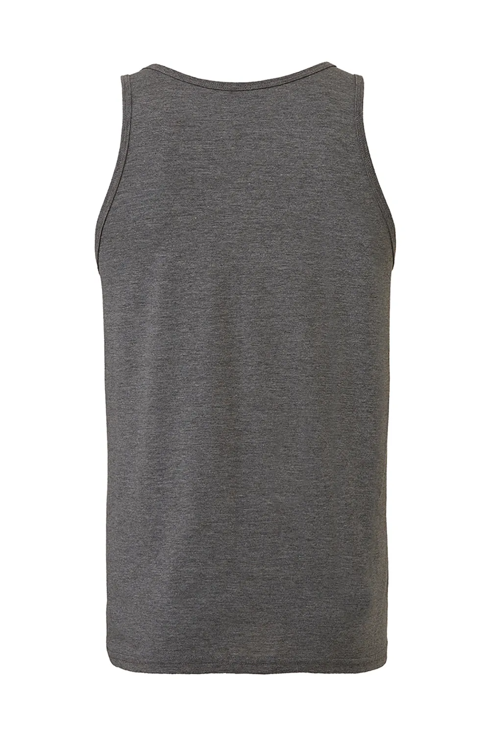 Bella   Canvas Mens Jersey Tank Top - Heather Deep Grey