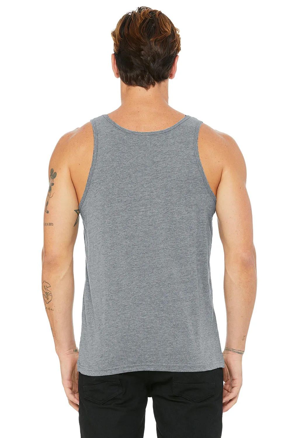 Bella   Canvas Mens Jersey Tank Top - Heather Grey