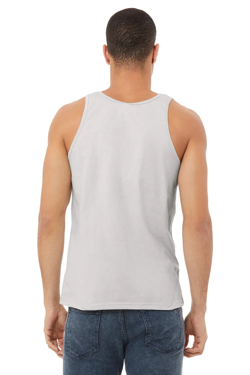 Bella   Canvas Mens Jersey Tank Top - Silver Grey