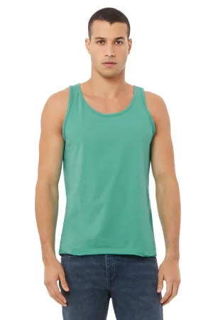 Bella   Canvas Mens Jersey Tank Top - Teal Blue