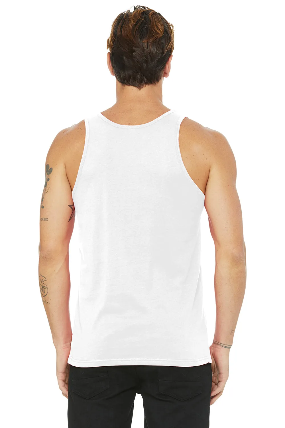 Bella   Canvas Mens Jersey Tank Top - White