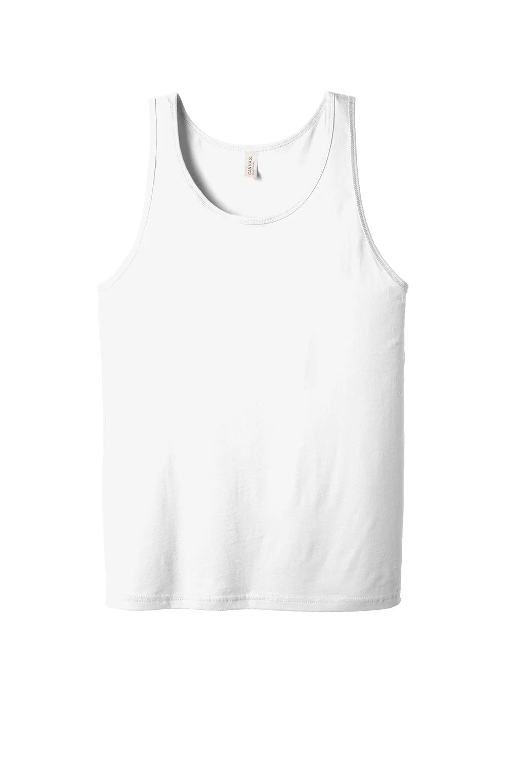 Bella   Canvas Mens Jersey Tank Top - White