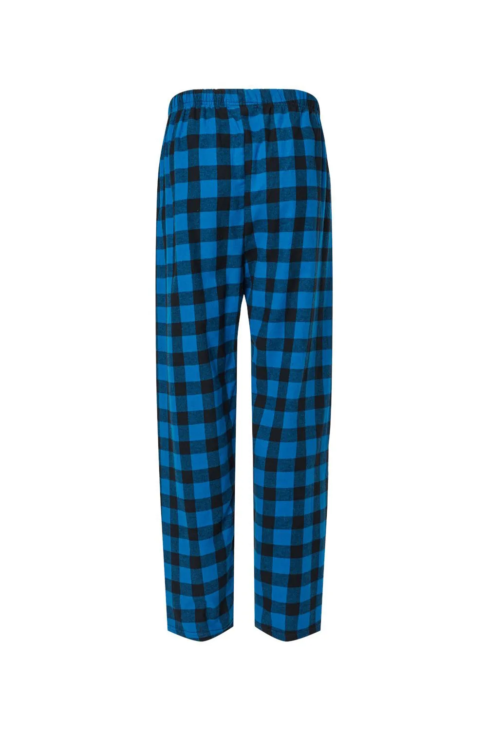 Boxercraft Mens Harley Flannel Pants w/ Pockets - Royal Blue/Black Buffalo