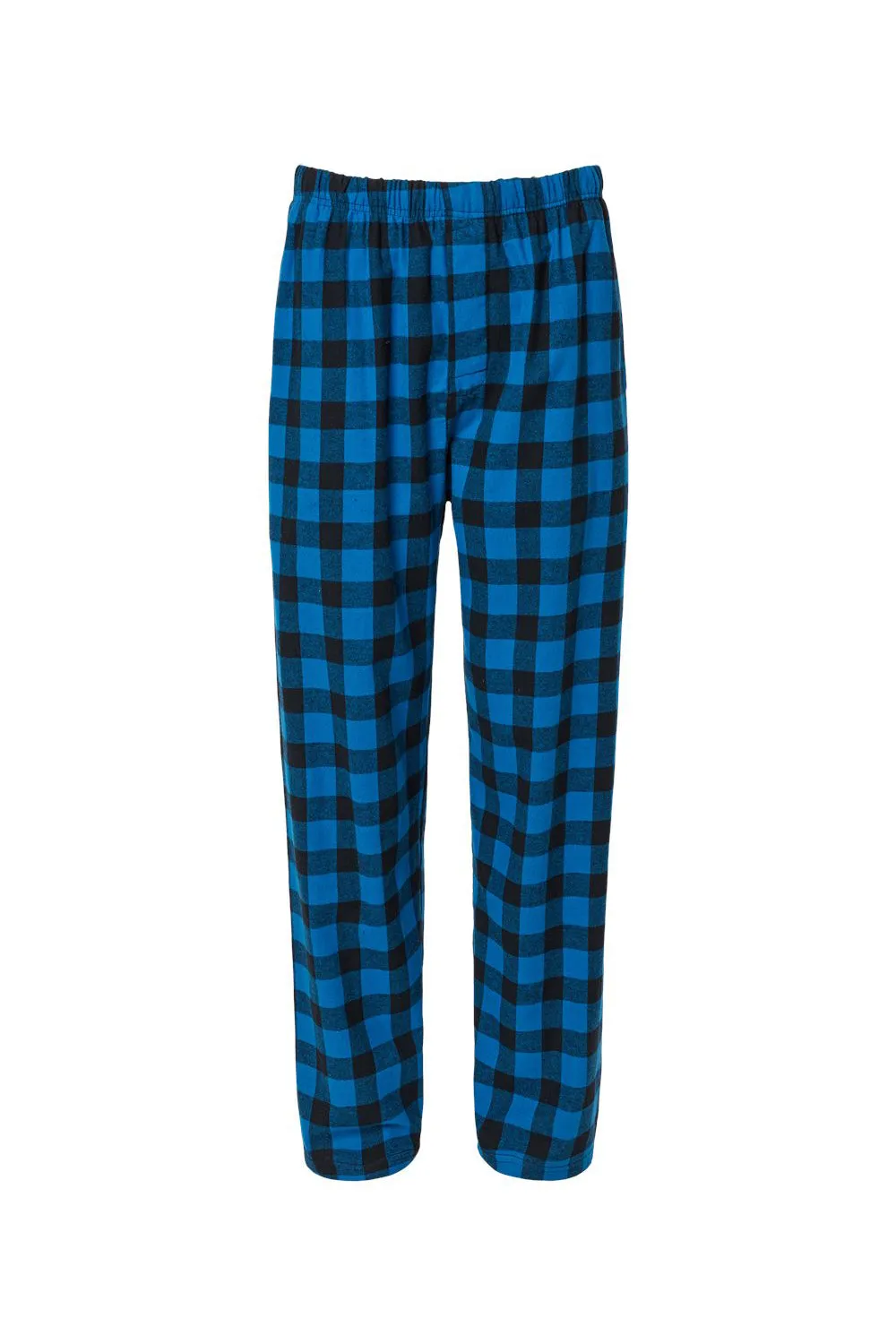 Boxercraft Mens Harley Flannel Pants w/ Pockets - Royal Blue/Black Buffalo