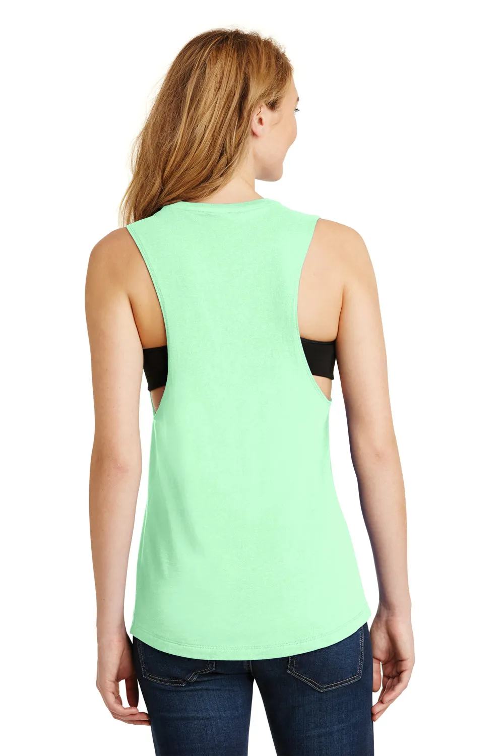 District Womens Very Important Festival Tank Top - Mint Green - Closeout  Buy new Clothing District