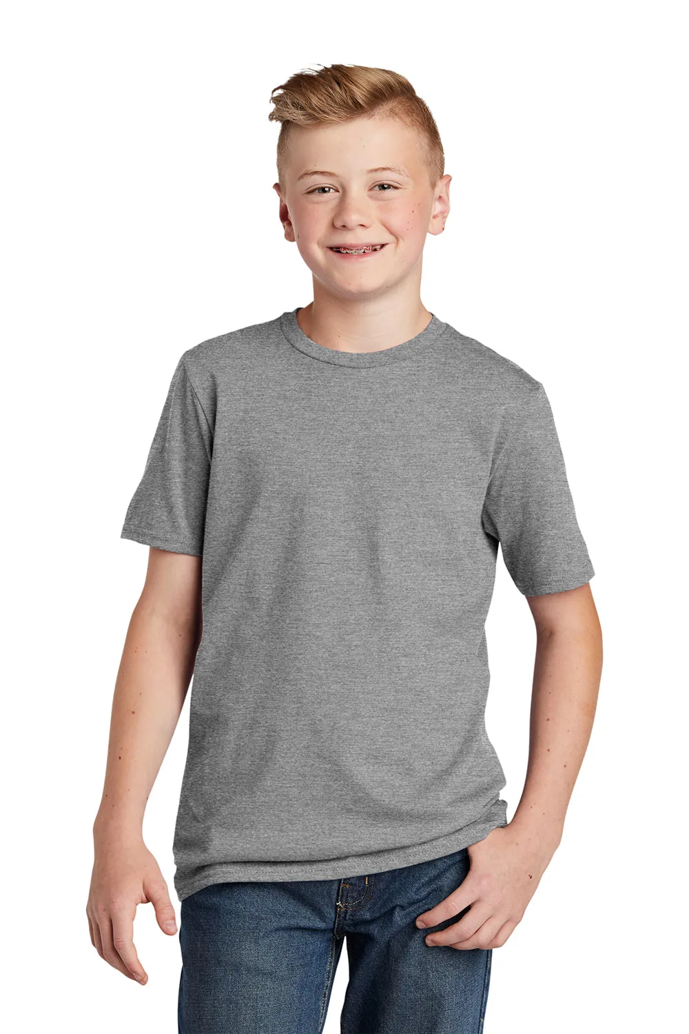 District Youth Very Important Short Sleeve Crewneck T-Shirt - Grey Frost