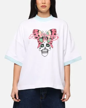 Ed Hardy	Clothing Ed Hardy Butterfly Ringer T-Shirt White