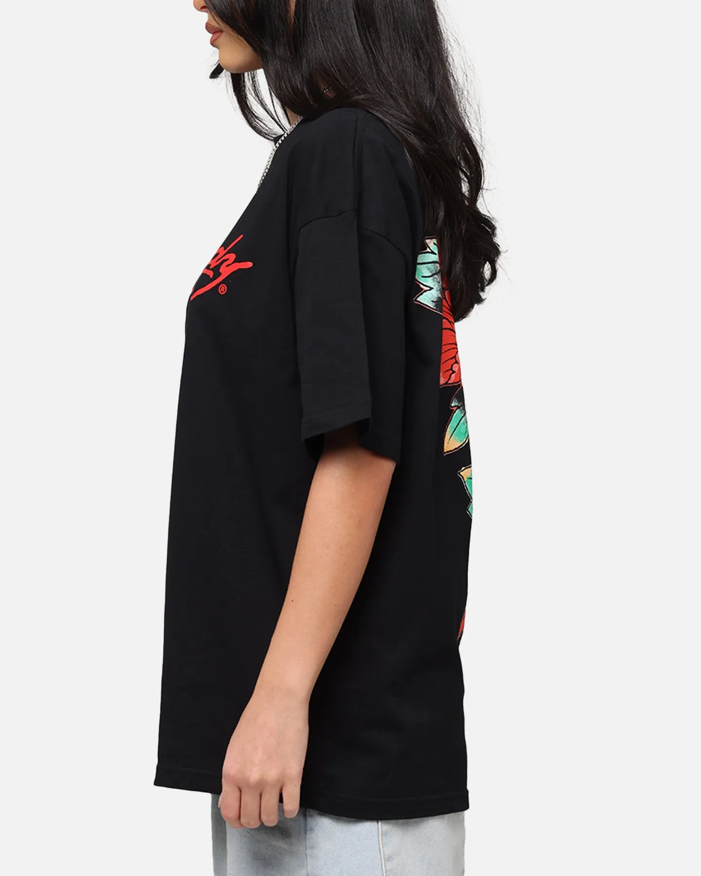 Ed Hardy	Clothing Ed Hardy Flourish Script T-Shirt Black