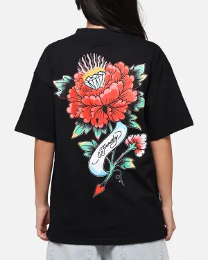 Ed Hardy	Clothing Ed Hardy Flourish Script T-Shirt Black