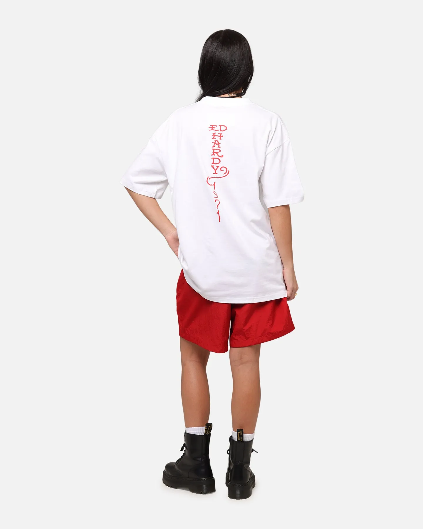 Ed Hardy	Clothing Ed Hardy Lost Luck T-Shirt White