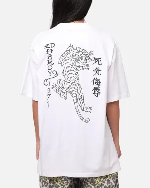 Ed Hardy	Clothing Ed Hardy Tiger Stamp T-Shirt White