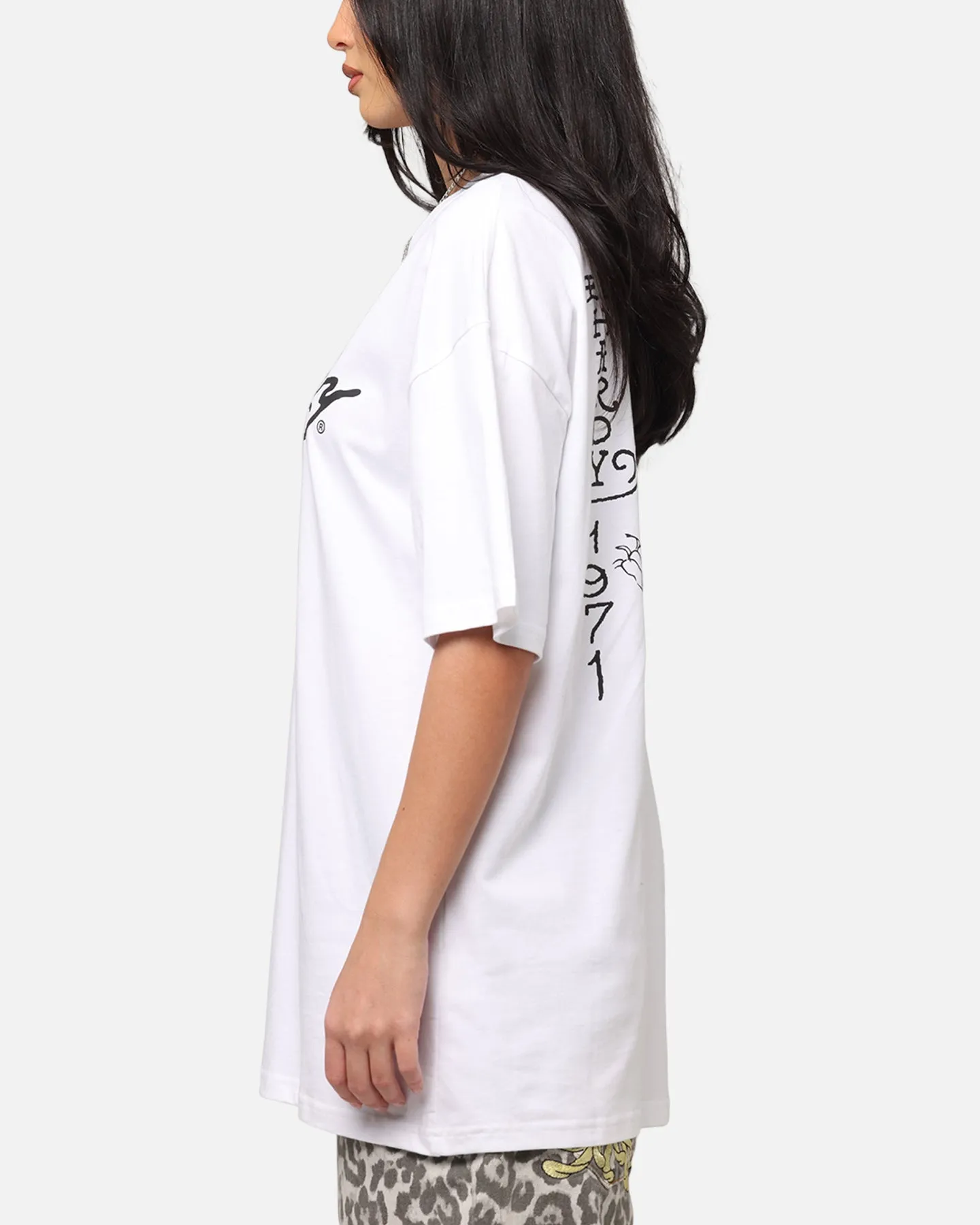 Ed Hardy	Clothing Ed Hardy Tiger Stamp T-Shirt White
