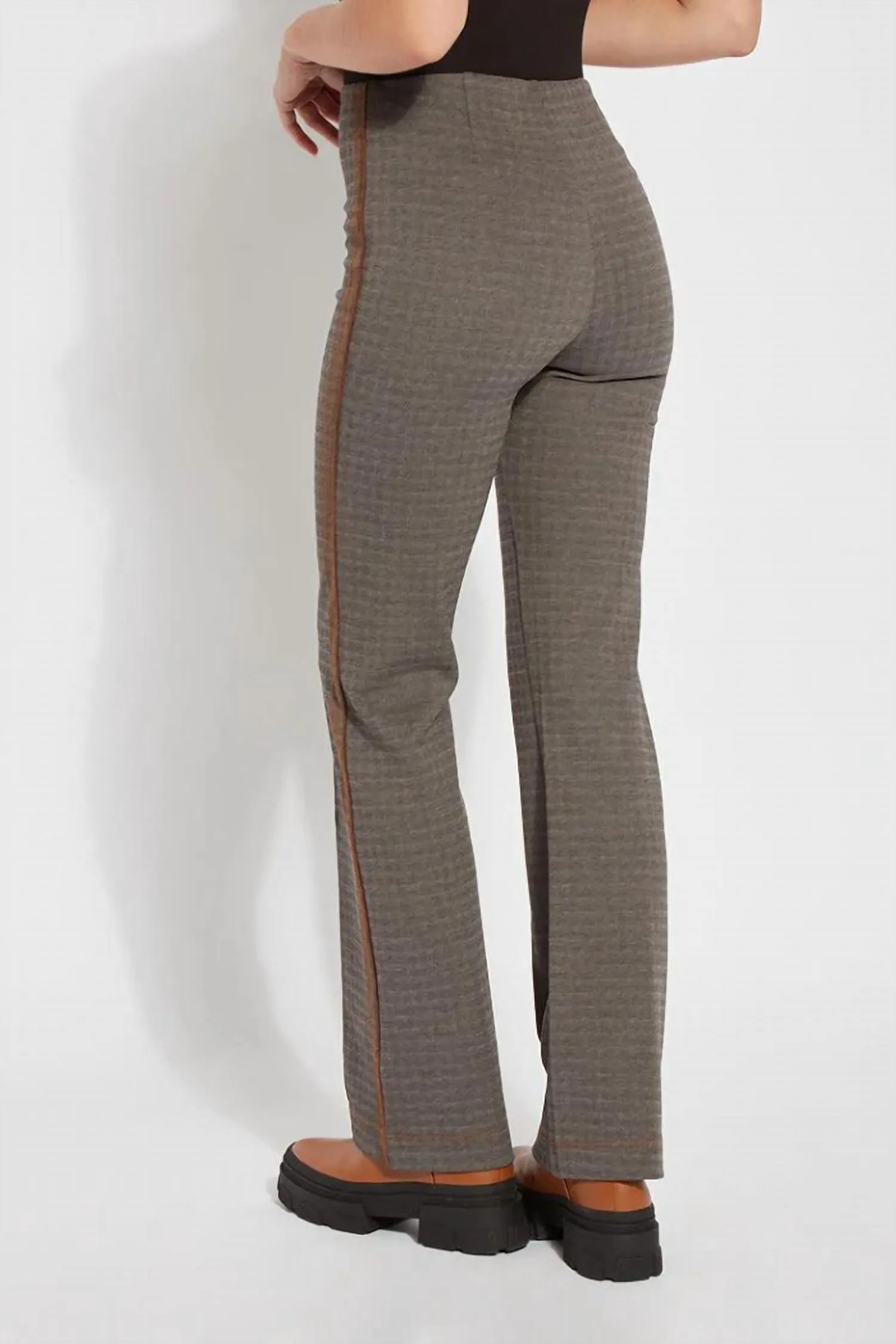 Elysse Stitched Pant In Grey