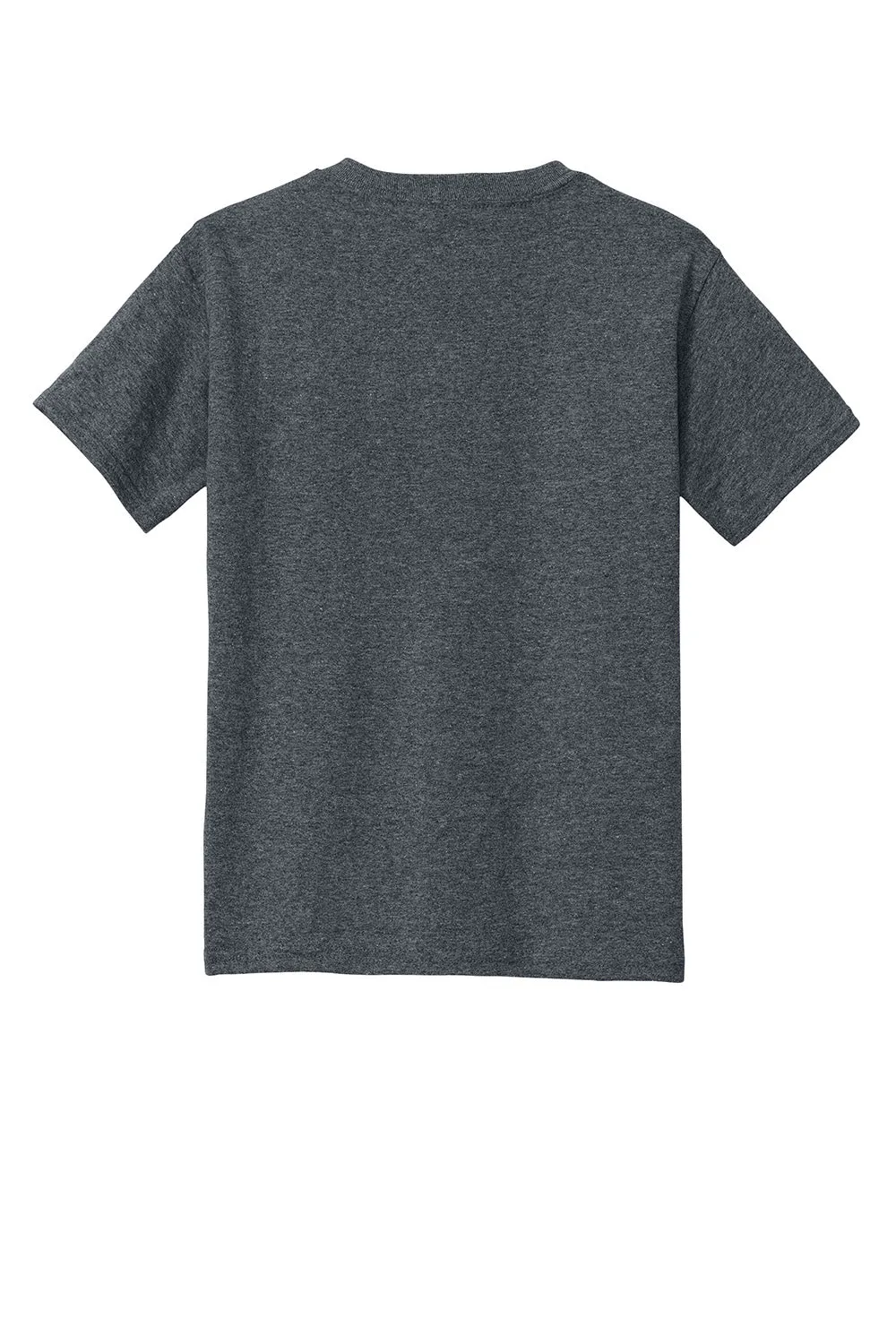 Gildan Youth Short Sleeve Crewneck T-Shirt - Heather Dark Grey
