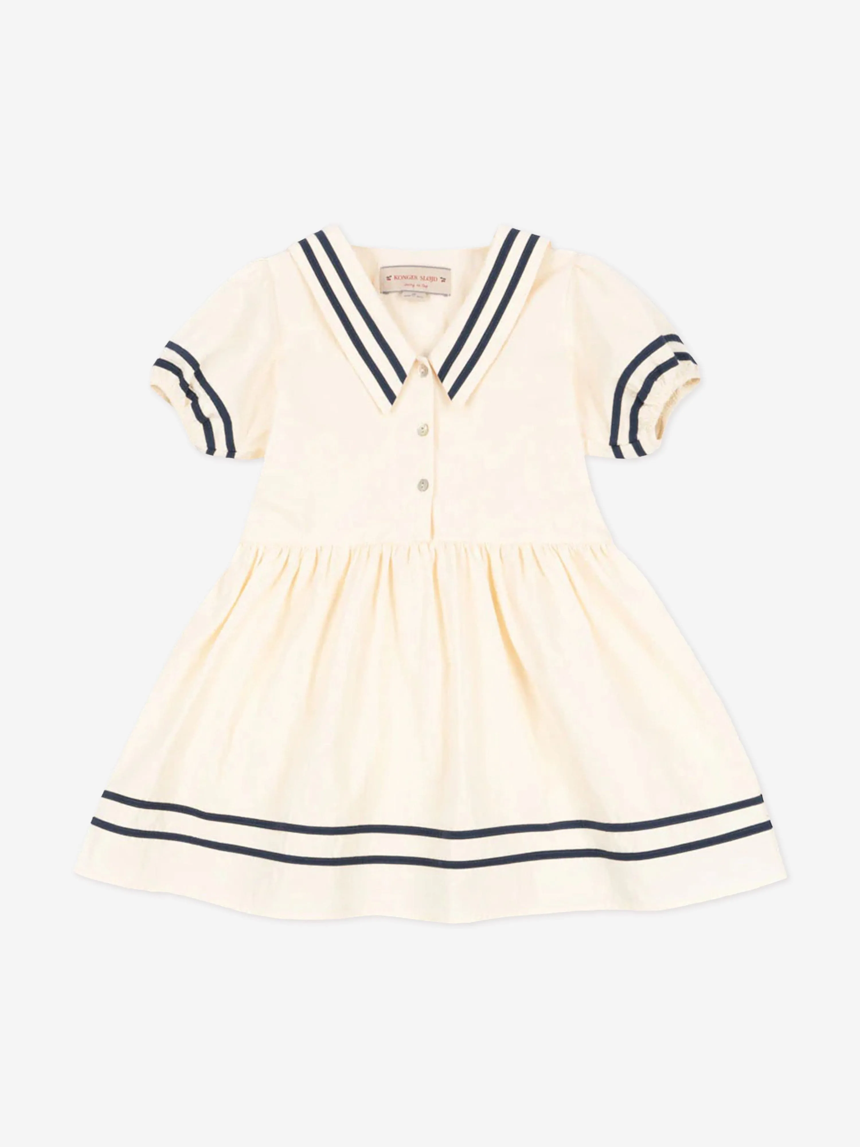 Girls Allie Sailor Dress in Ivory