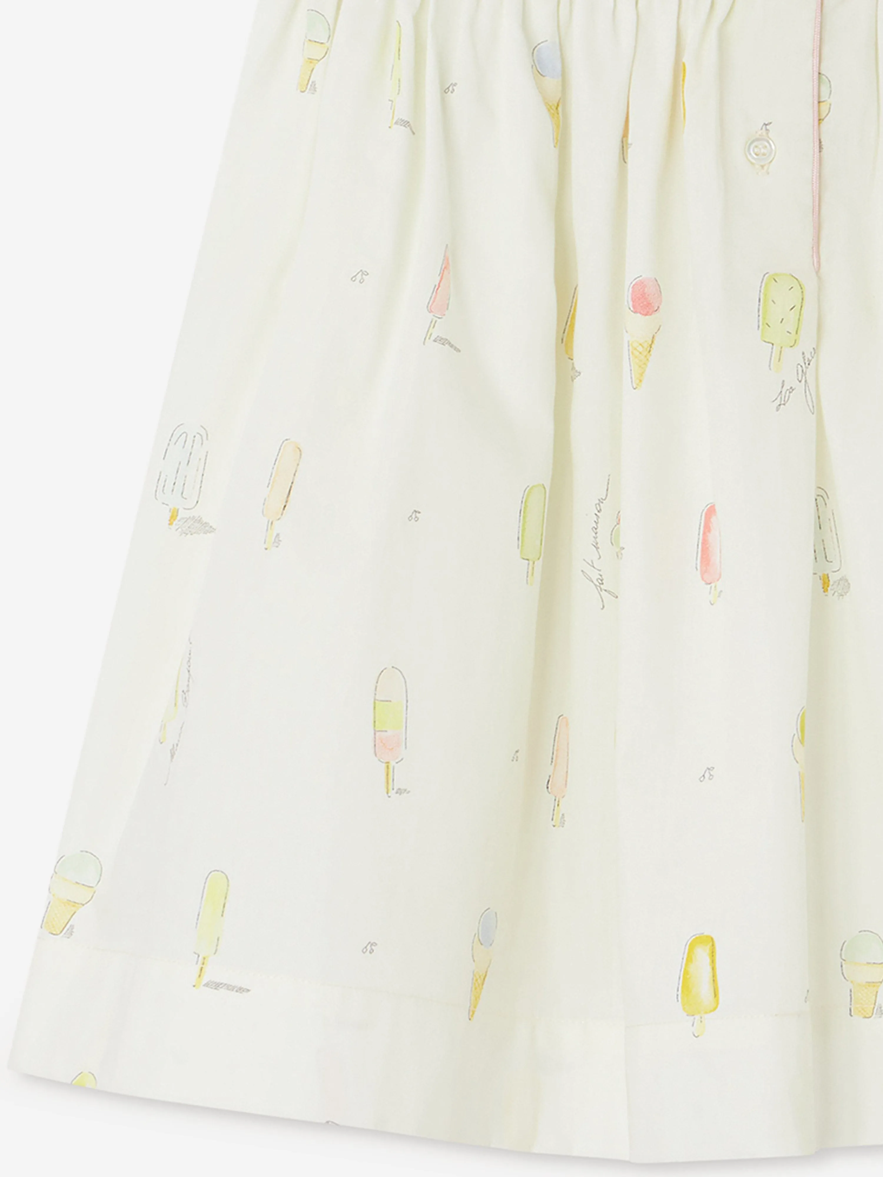 Girls Anne Dress in Ivory