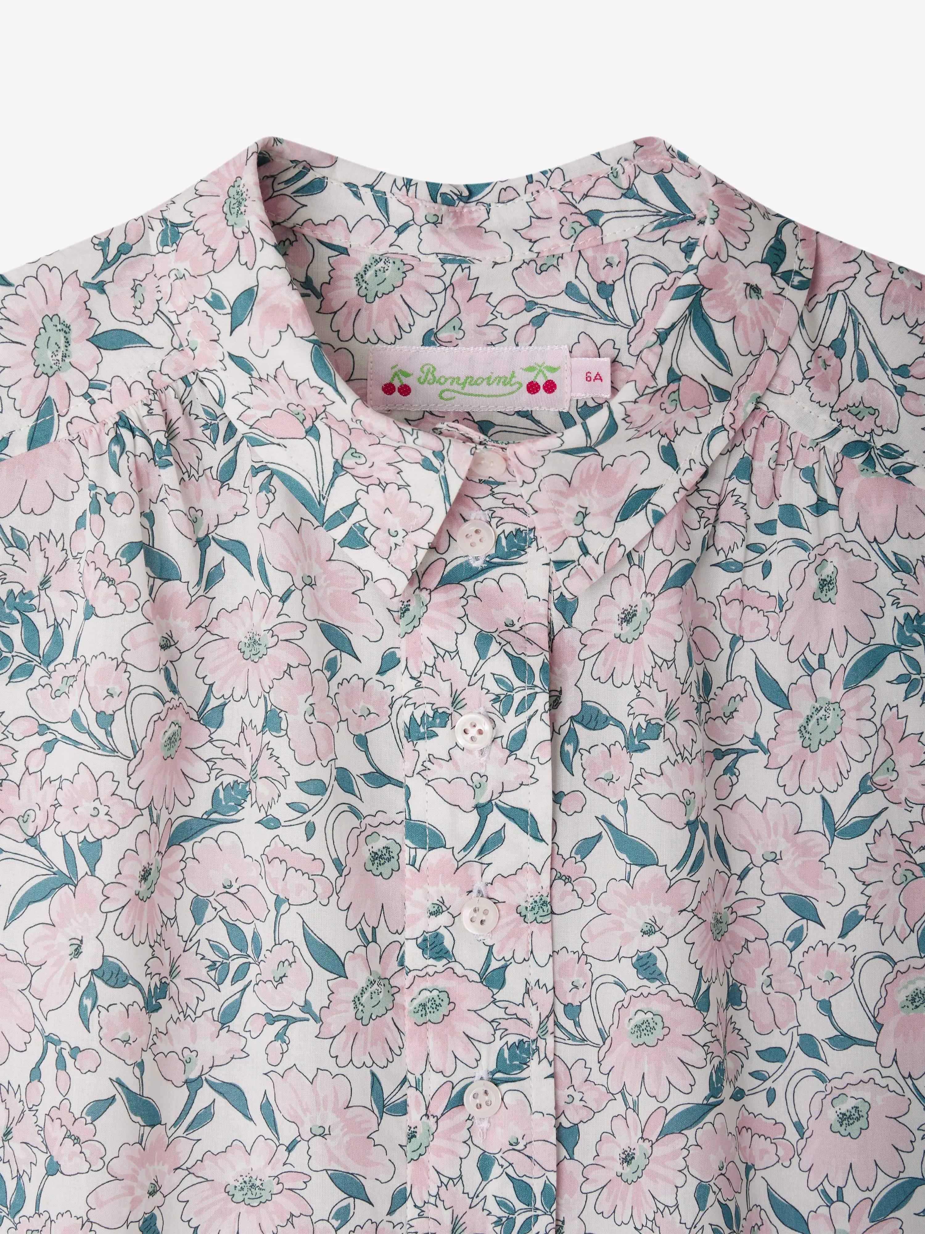 Girls Floral Emiliana Dress in Pink