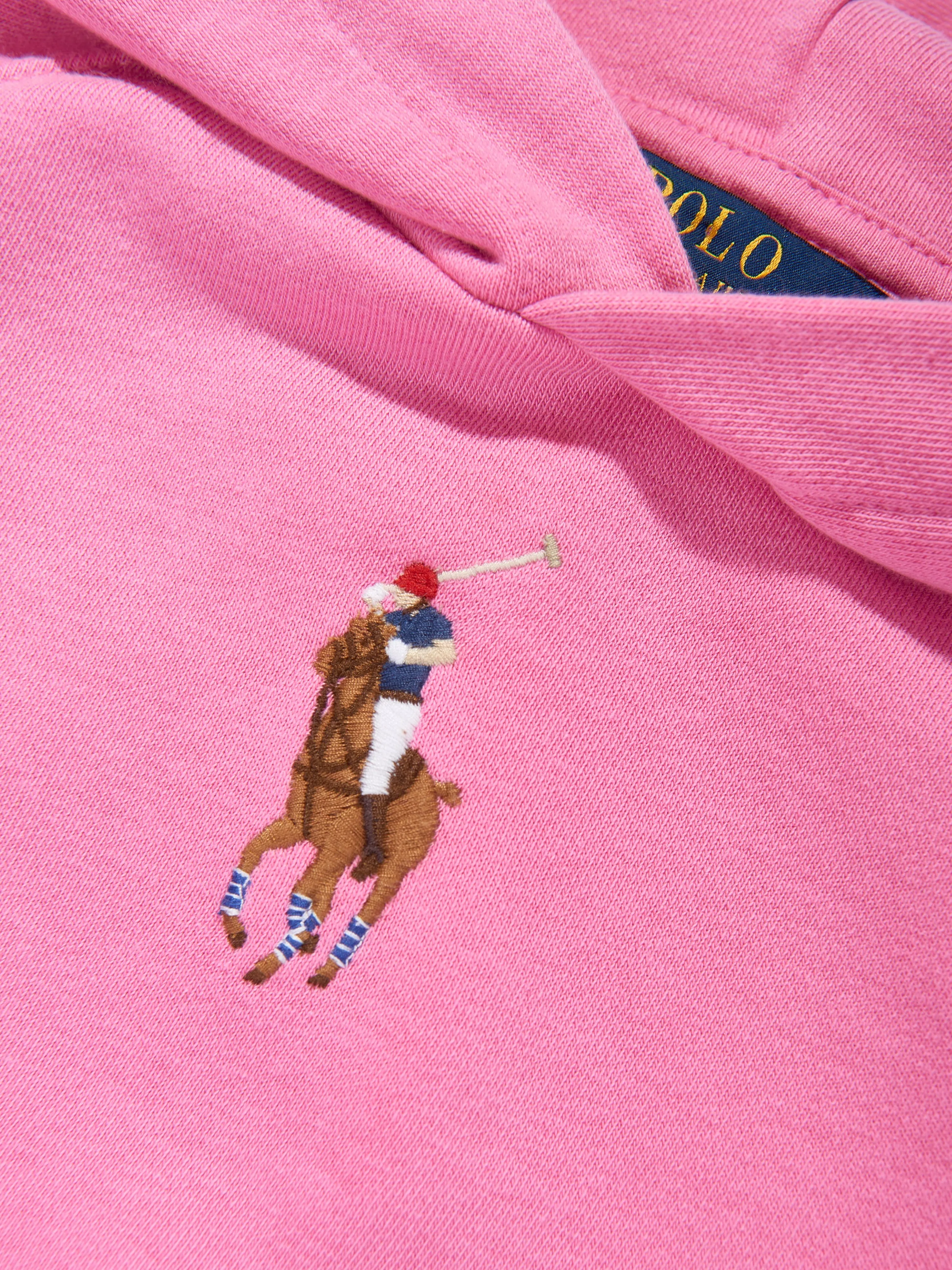 Girls Logo Hoodie in Pink