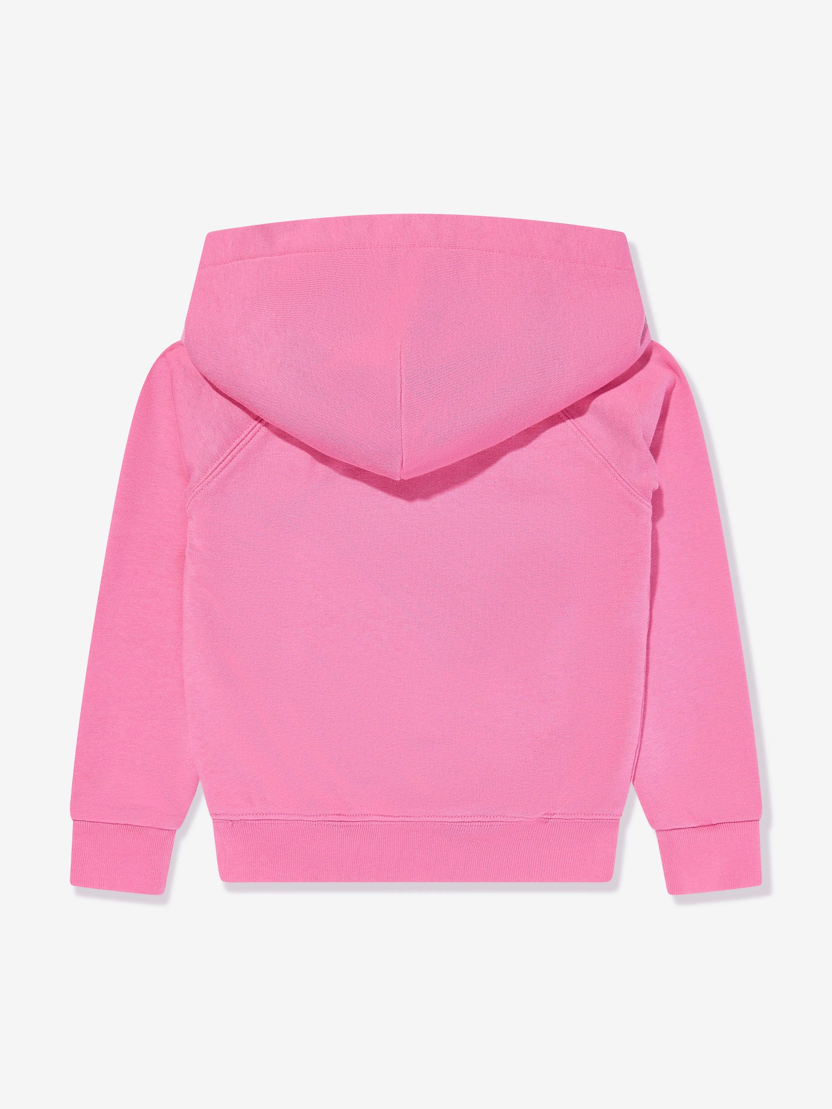 Girls Logo Hoodie in Pink