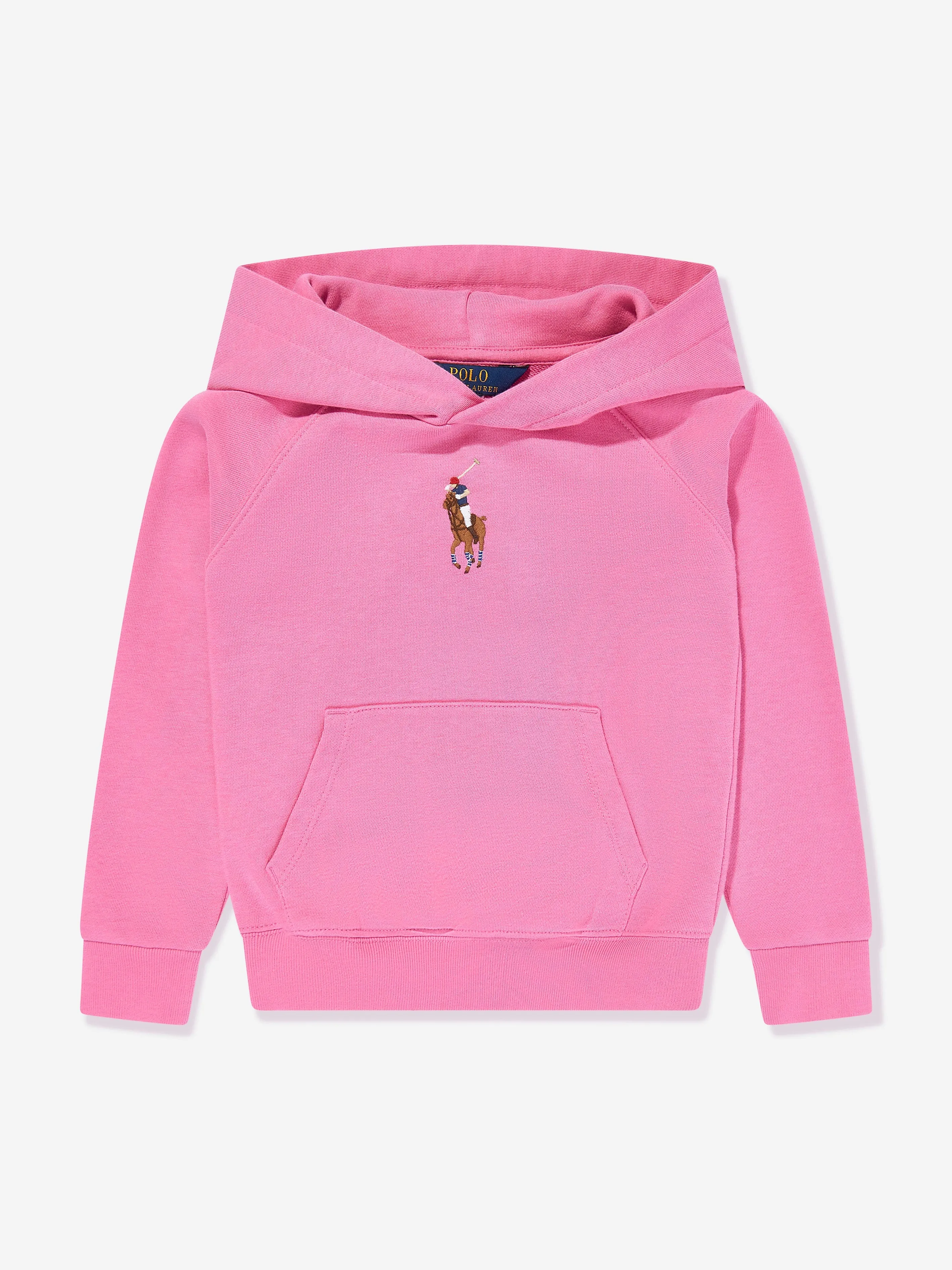 Girls Logo Hoodie in Pink