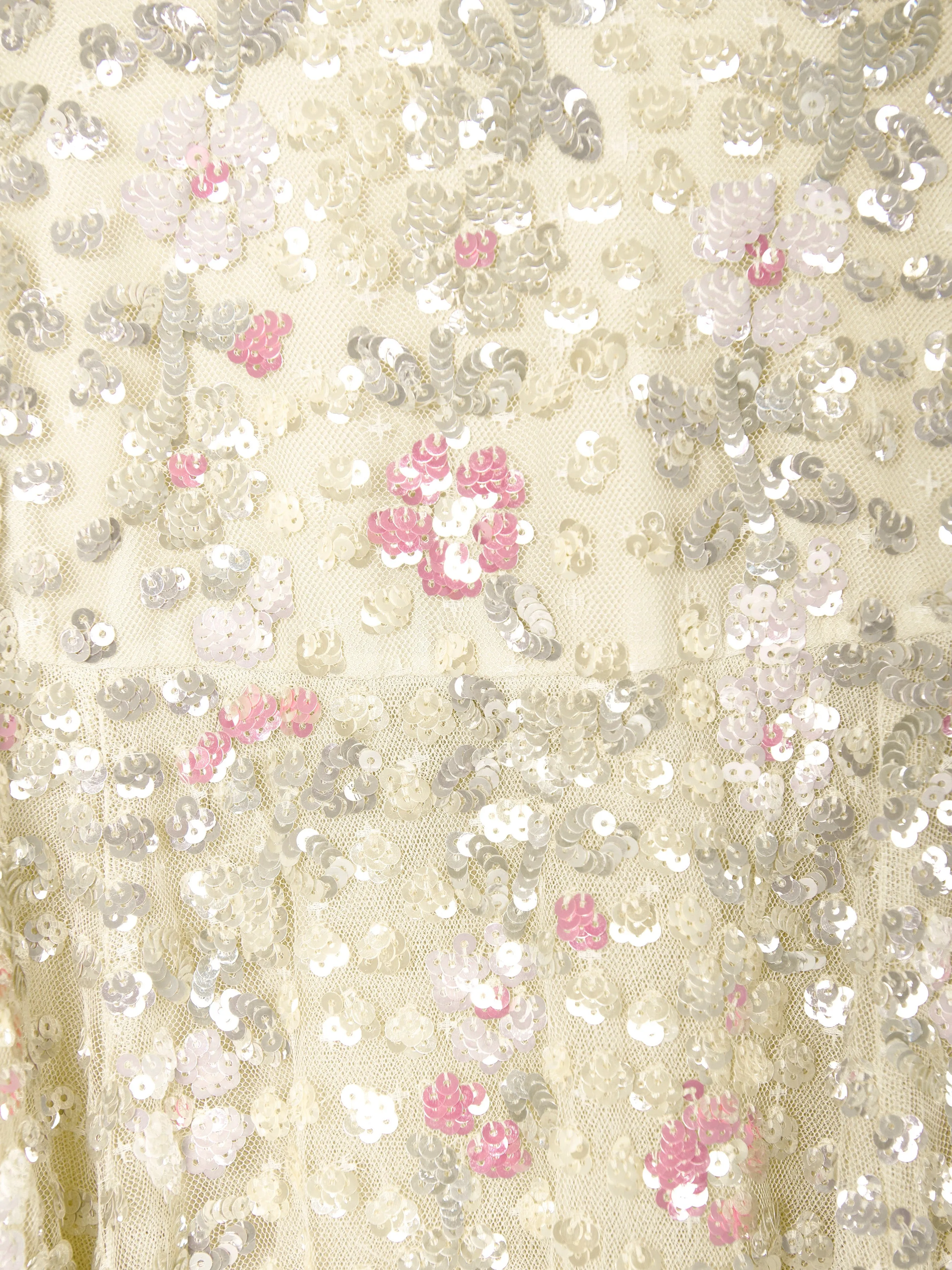 Girls Tulle Confetti Dress in Yellow