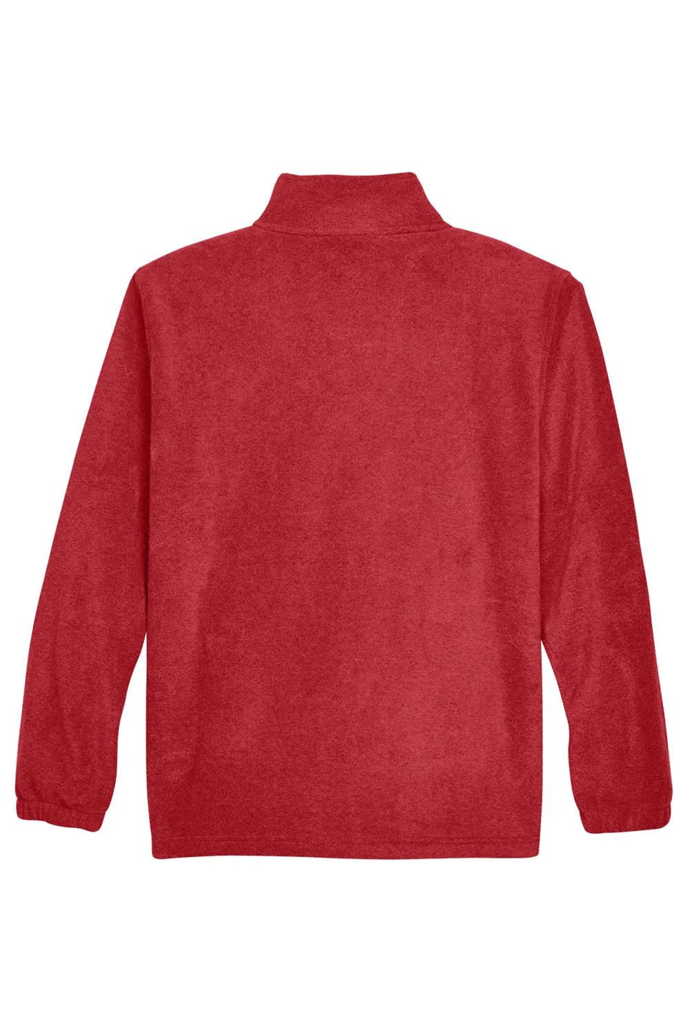 Harriton Mens Pill Resistant Fleece Full Zip Jacket - Red
