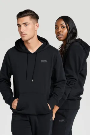 INSPORT UNISEX ALASKA BLACK HOODIE Cothing_Mens-Insport