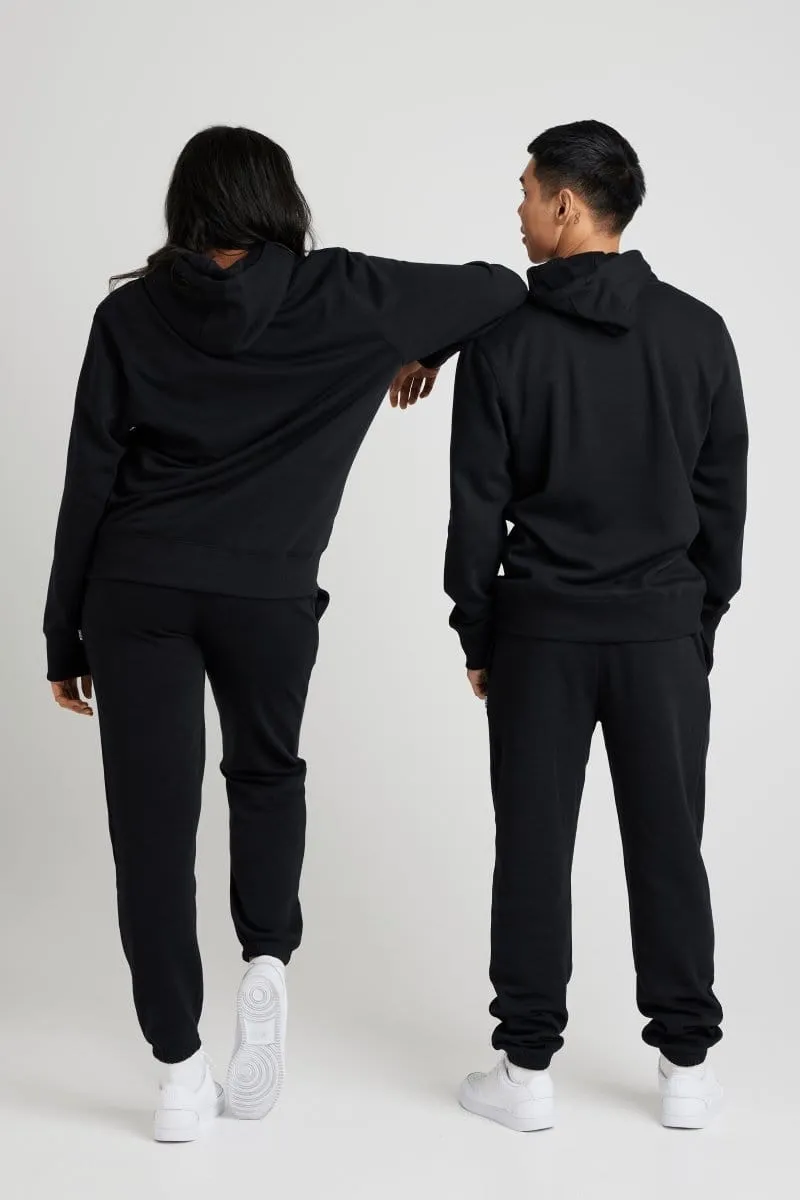 INSPORT UNISEX ALASKA BLACK HOODIE Cothing_Mens-Insport
