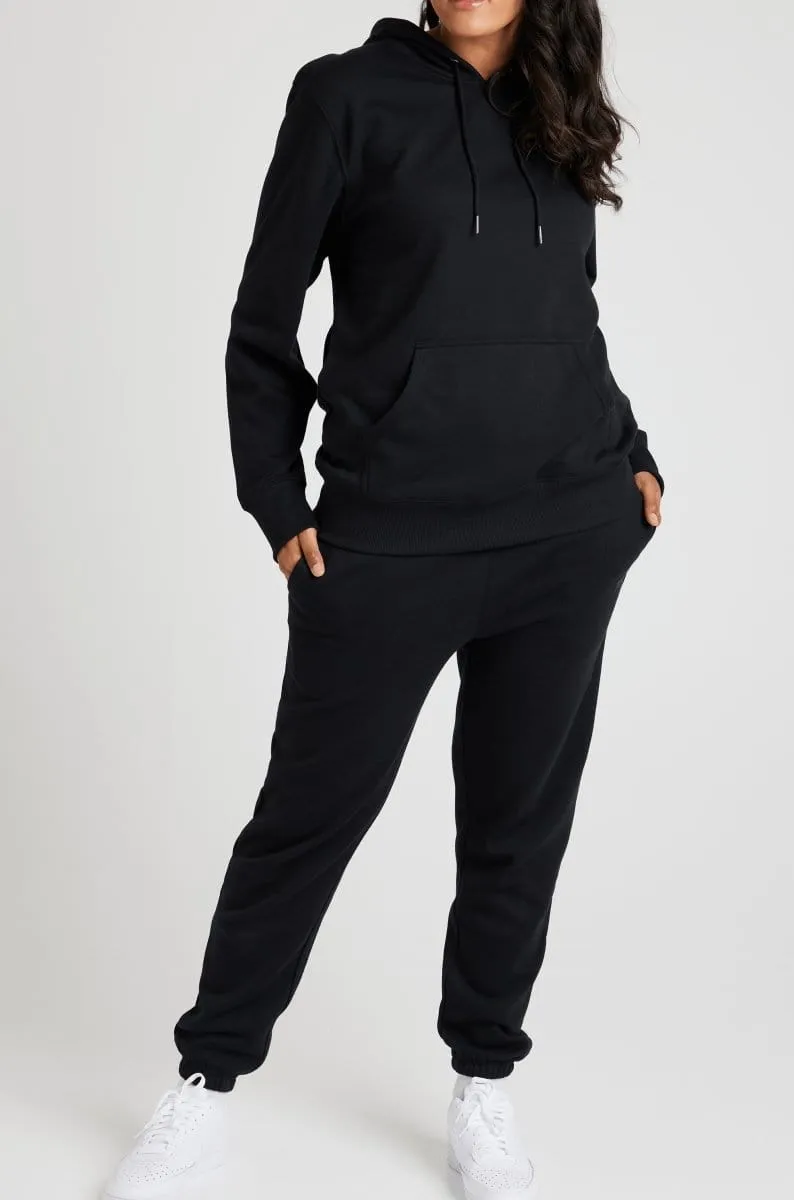 INSPORT UNISEX ALASKA BLACK HOODIE Cothing_Mens-Insport
