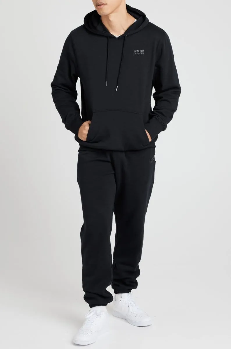 INSPORT UNISEX ALASKA BLACK HOODIE Cothing_Mens-Insport